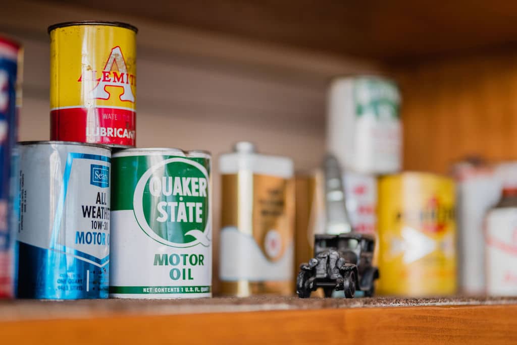 Antique Car Decorations at McCormick Automotive Center in Fort Collins, Colorado