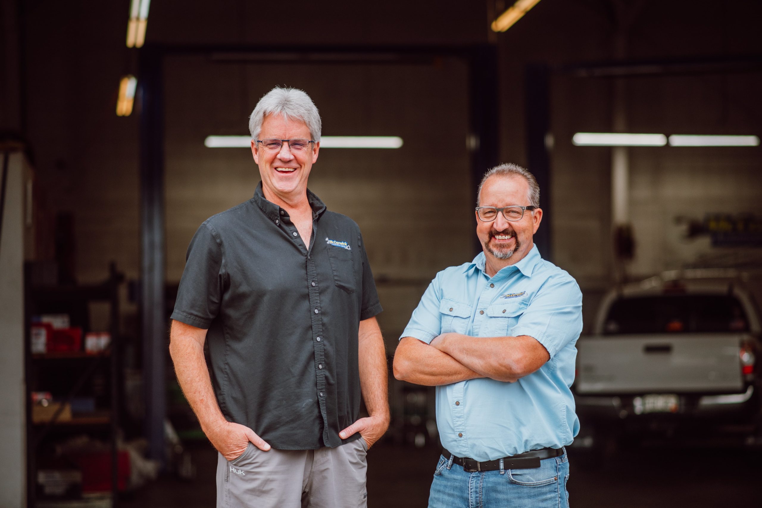 John McCormick and Corry Brown - Owners of McCormick Automotive Center